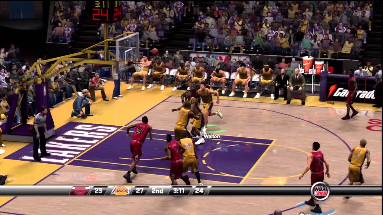 NBA 2K8: Chicago Bulls @ Los Angeles Lakers (FULL GAME)
