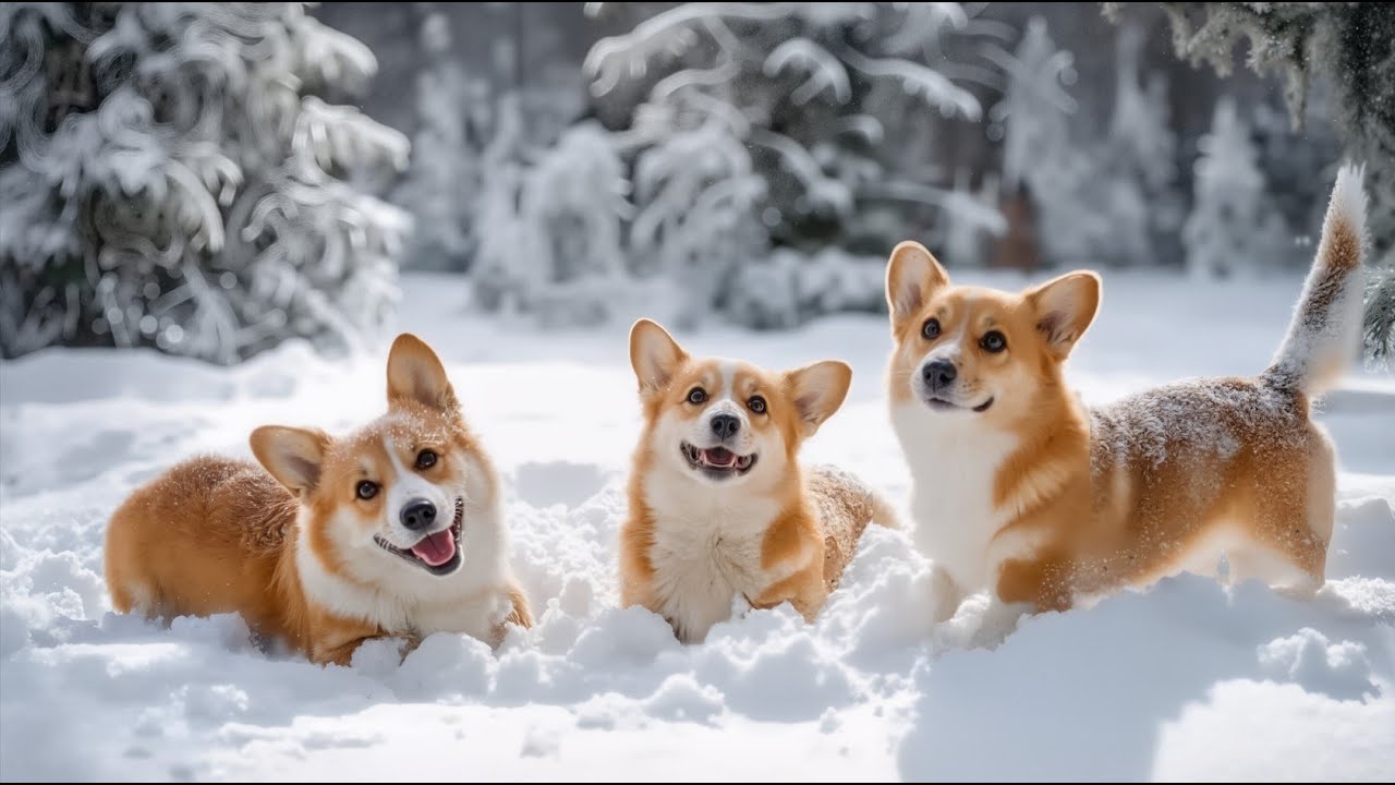 ❄️ Baby Animals & Peaceful Piano with Snowy Ambience for Peaceful Nights 🌙