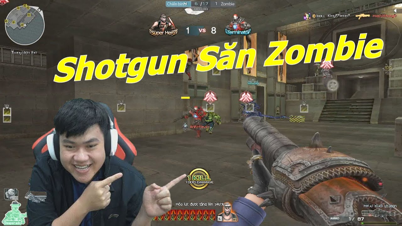 Shotgun Săn Zombie Siêu Vui - Tiền Zombie v4