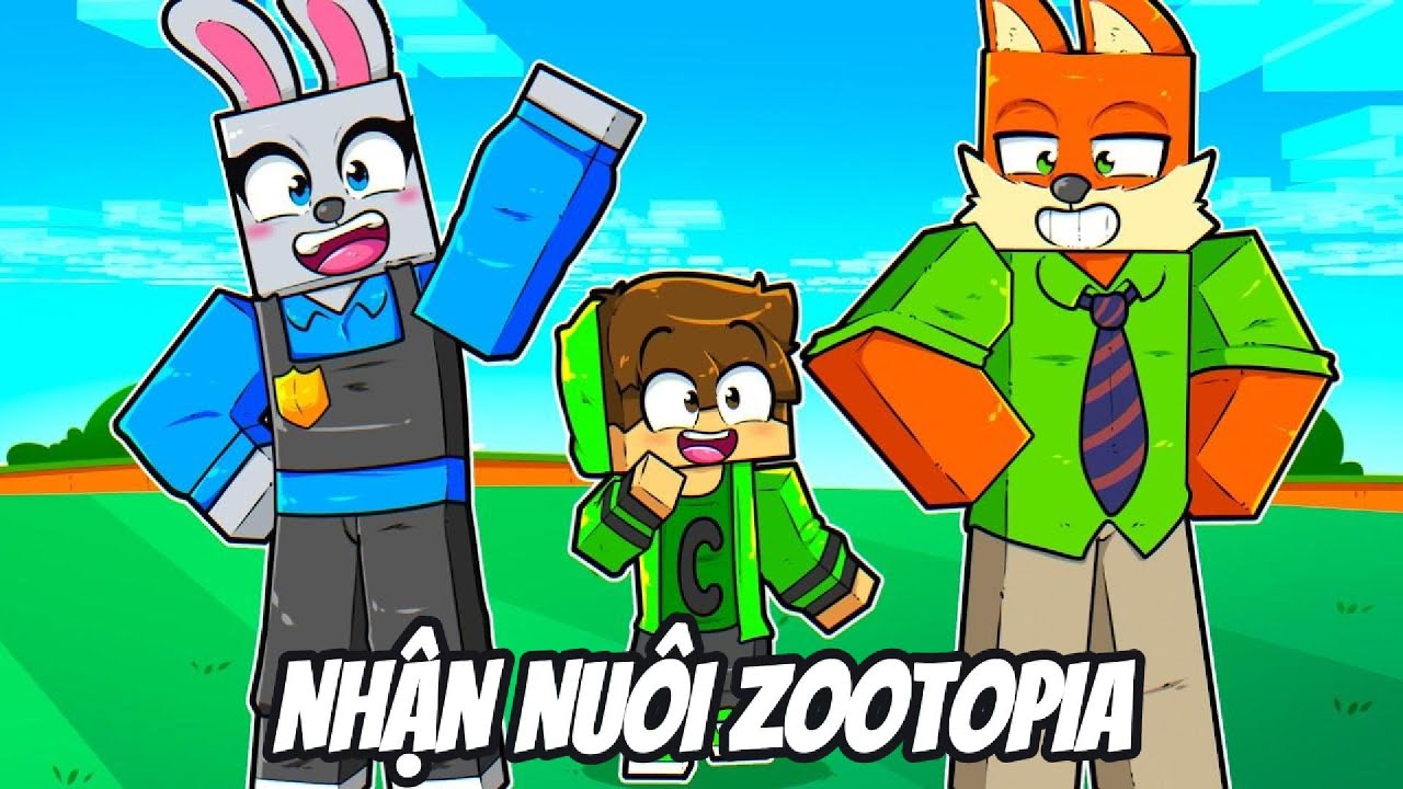 Cadres đã NHẬN NUÔI ZOOTOPIA trong Minecraft!