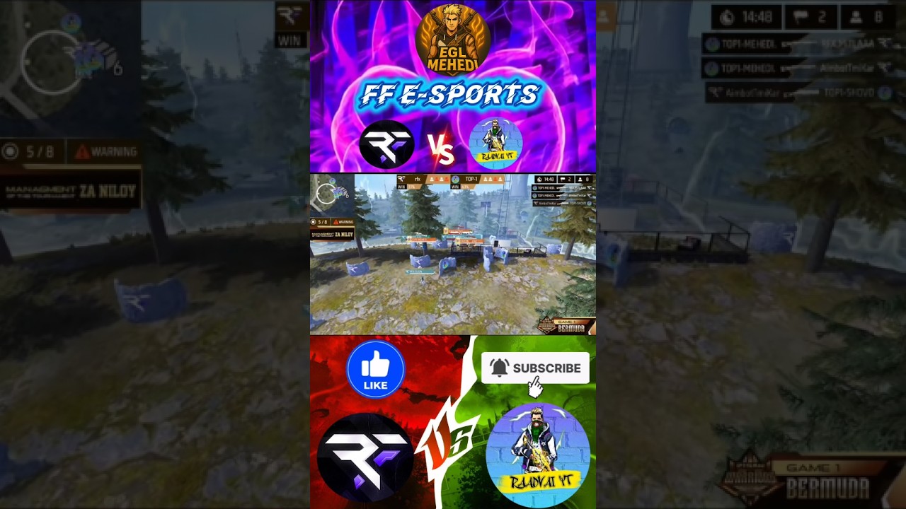 BD TOP 1 VS RFX #freefire #ffws2025 #bdtop1