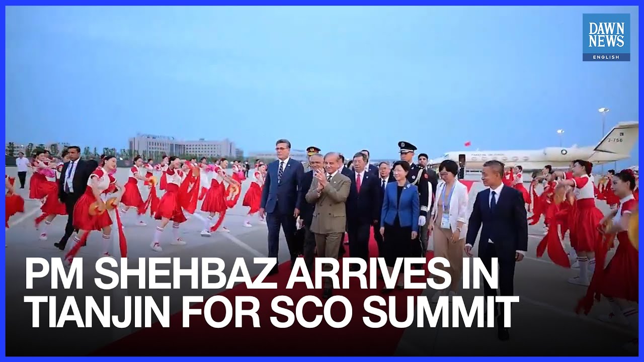 Pakistani PM Shehbaz Arrives for SCO Summit in Tianjin as Indian PM Modi Visits China After 7 Years