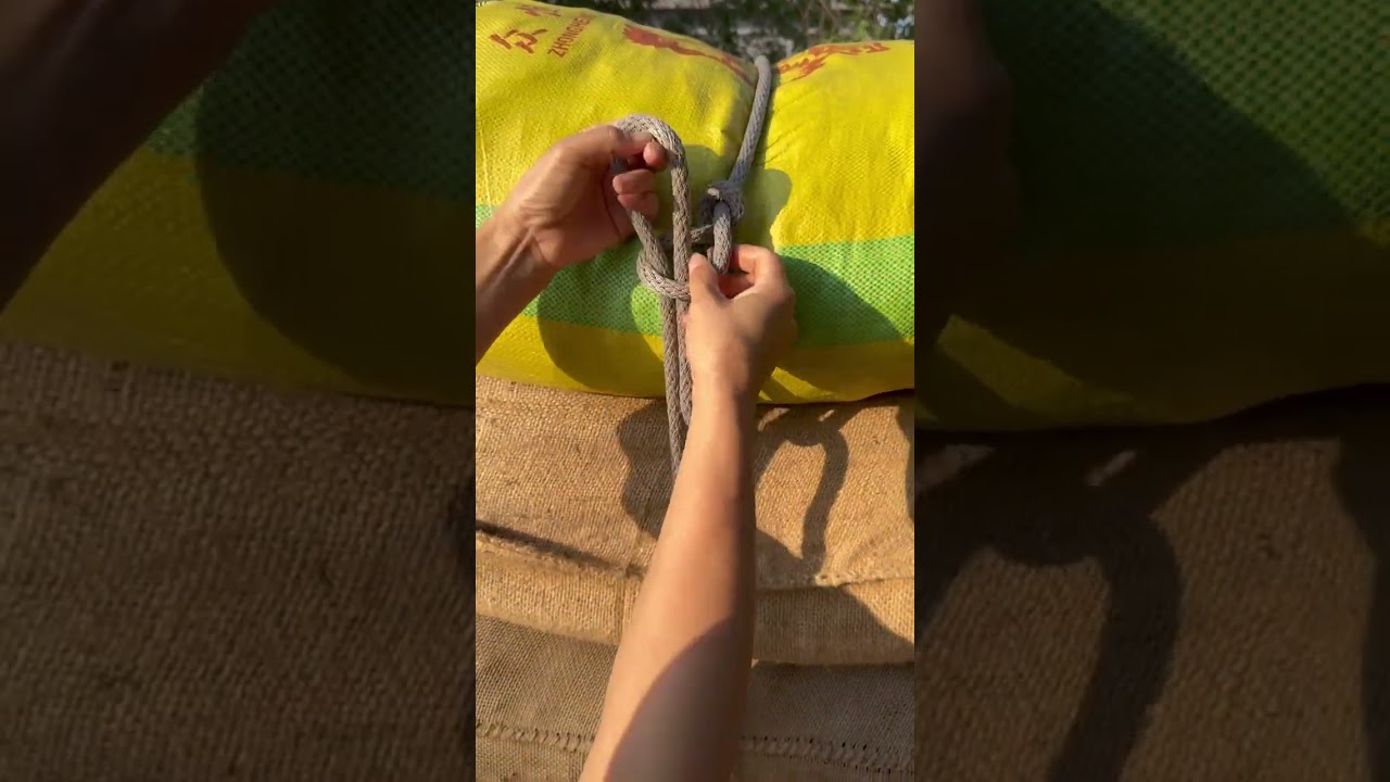 Car buckle rope knot skills Practical rope knot skills Practical rope knots