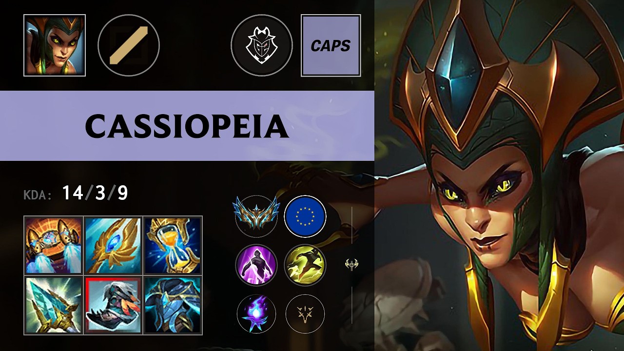 (G2 Caps) Cassiopeia Mid vs Yone - EUW Challenger Patch 26.11