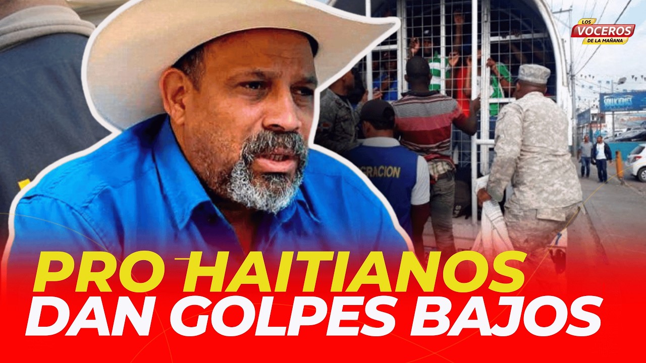 PRO HAITIANOS DAN GOLPE BAJO A SANTIAGO RIVERON