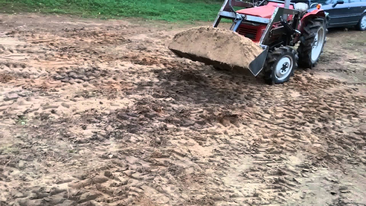 Home made front loader Kubota L2201dt