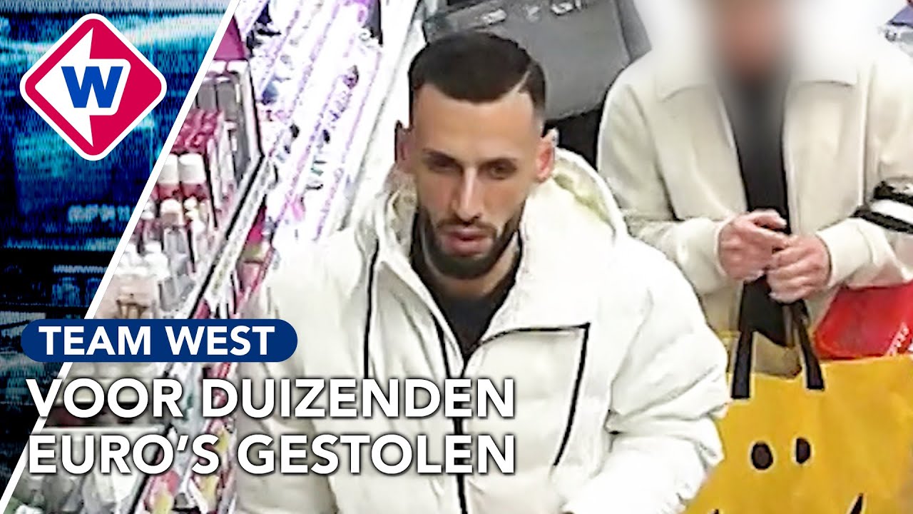 Winkeldieven roven cosmeticaschappen leeg | Team West