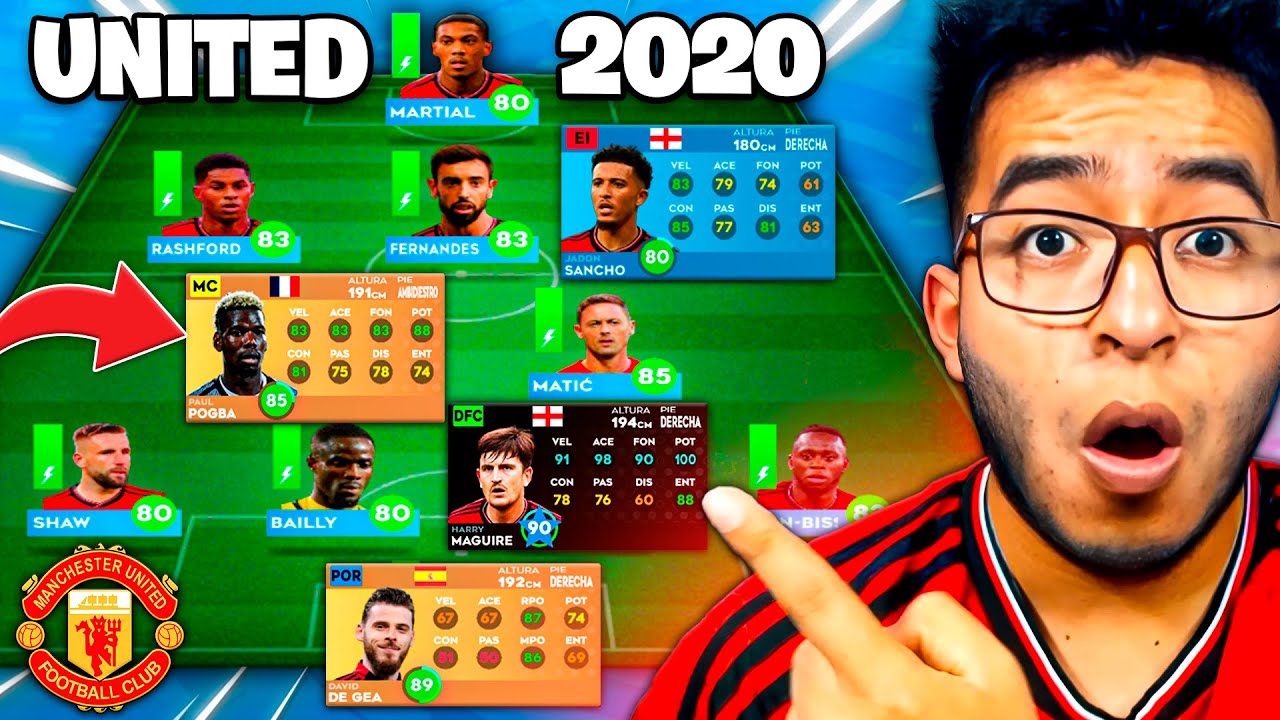 🤩PROBE al MANCHESTER UNAITED de 2020 en DLS 24🔥 Plantilla Exclusiva