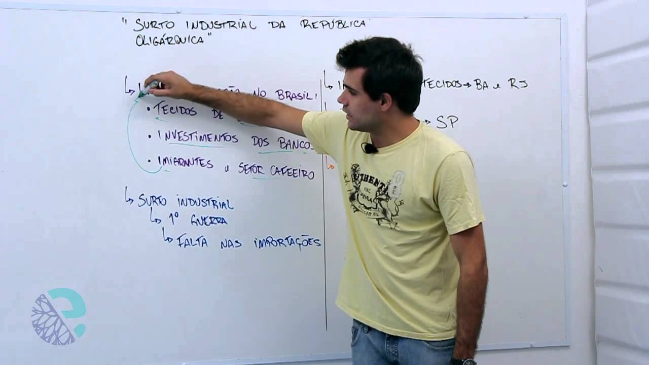 Surto industrial da rep&uacute;blica olig&aacute;rquica