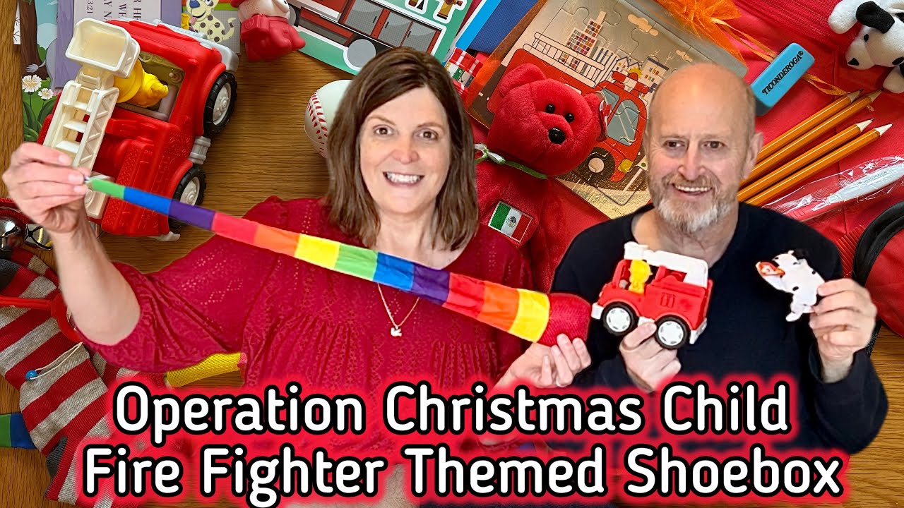 OperationChristmas Child: Обувная коробка в стиле пожарного