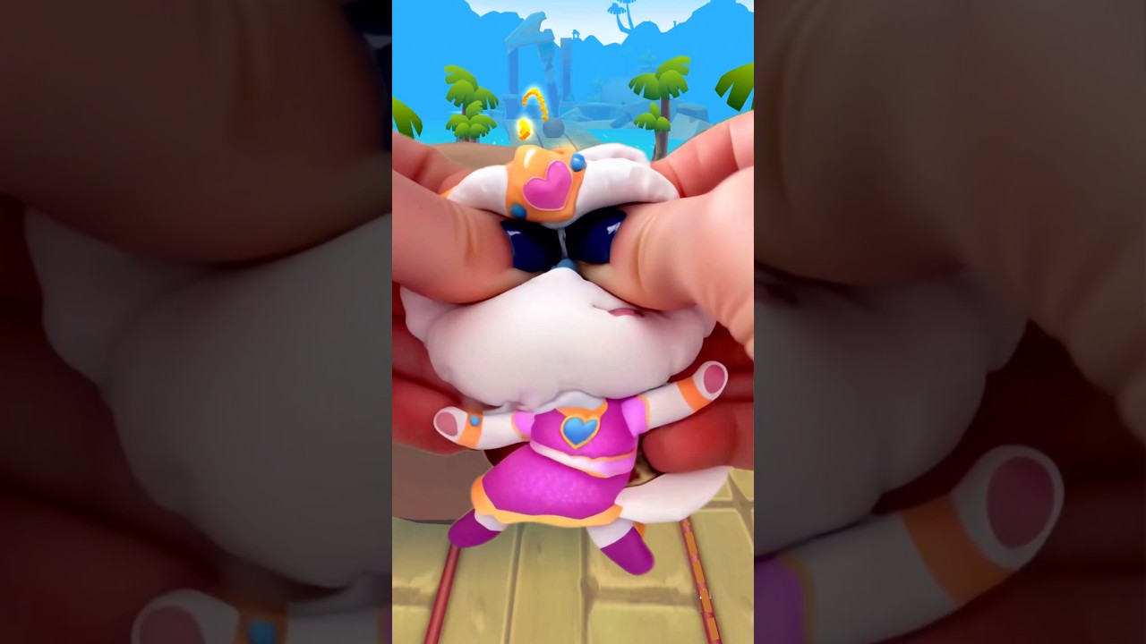 Talking Princess Angela Gold Run Funny Animation | Hilarious Gameplay Moments! #shorts
