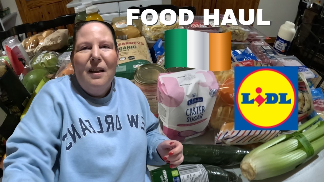 FOOD HAUL LIDL Wocheneinkauf in Irland immer spannend 😉👌🛒