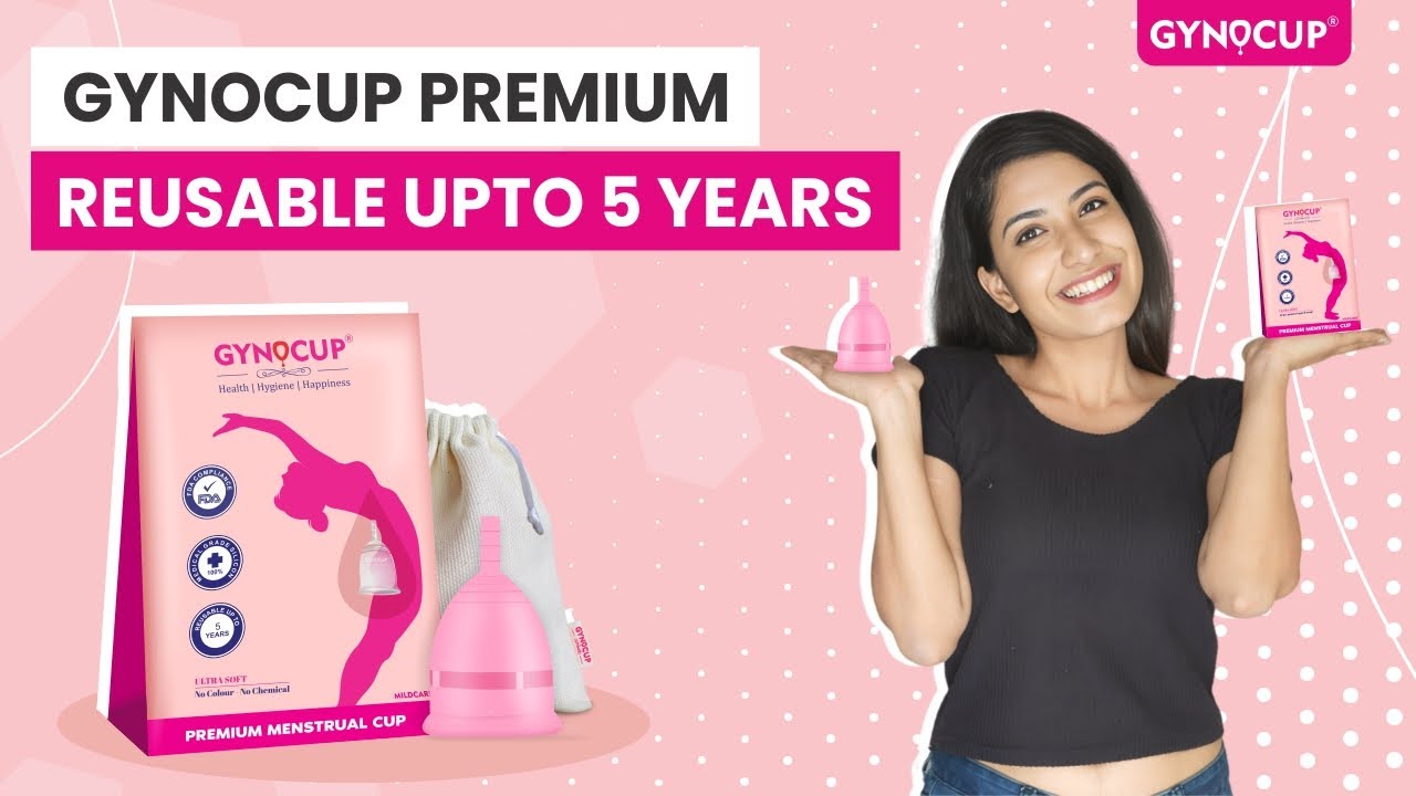 GynoCup Premium Reusable Menstrual Cup For Women | Reusable Upto 5 Years | Extra Soft