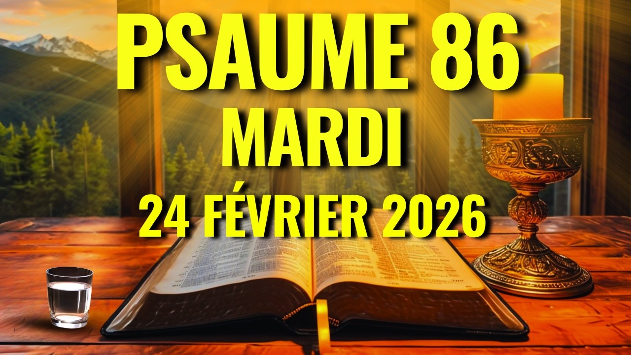 PRIÈRE DU MATIN – Dimanche 15 Frévier 2026 – Psaume 86 Pour Les Bénédictions Et Le Secours Divin