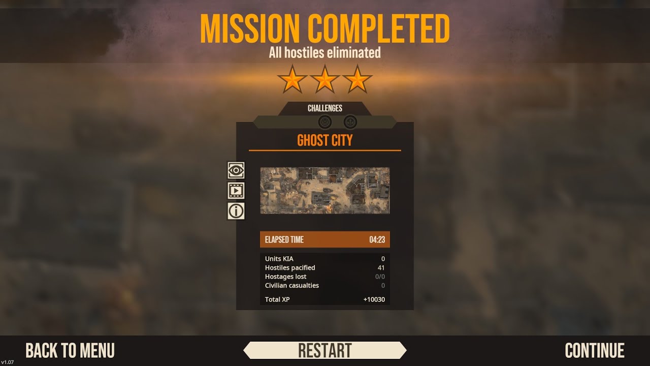 Door Kickers 2 - Ghost City - Give No Quarter - 3 Stars Mission
