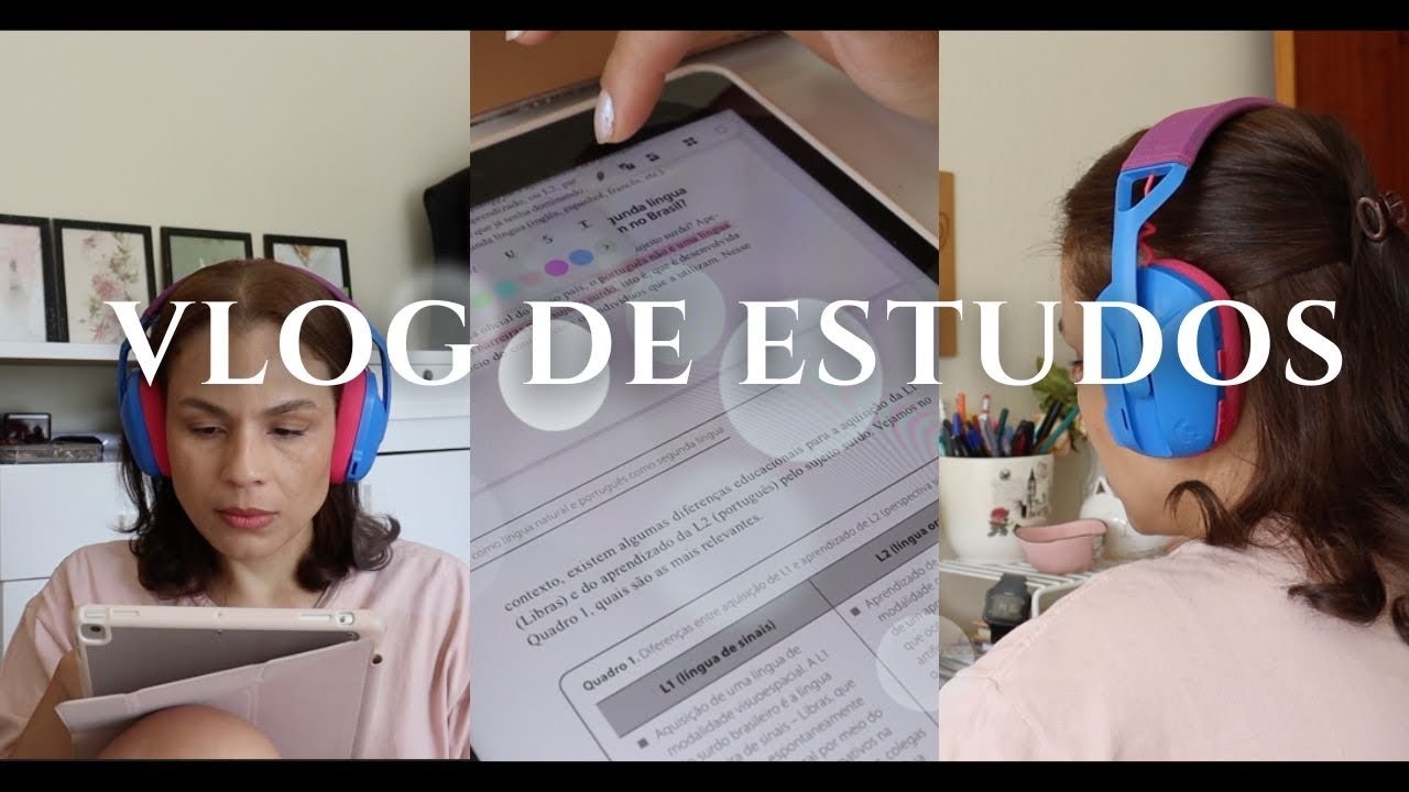 Vlog de Estudos| Iniciando o Semestre na Faculdade EAD - Letras Libras