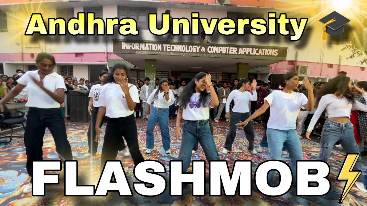 ANDHRA UNIVERSITY || UDBHAV FLASHMOB || AU COLLEGE OF ENGINEERING || IT & CA DEPARTMENT #dance#viral