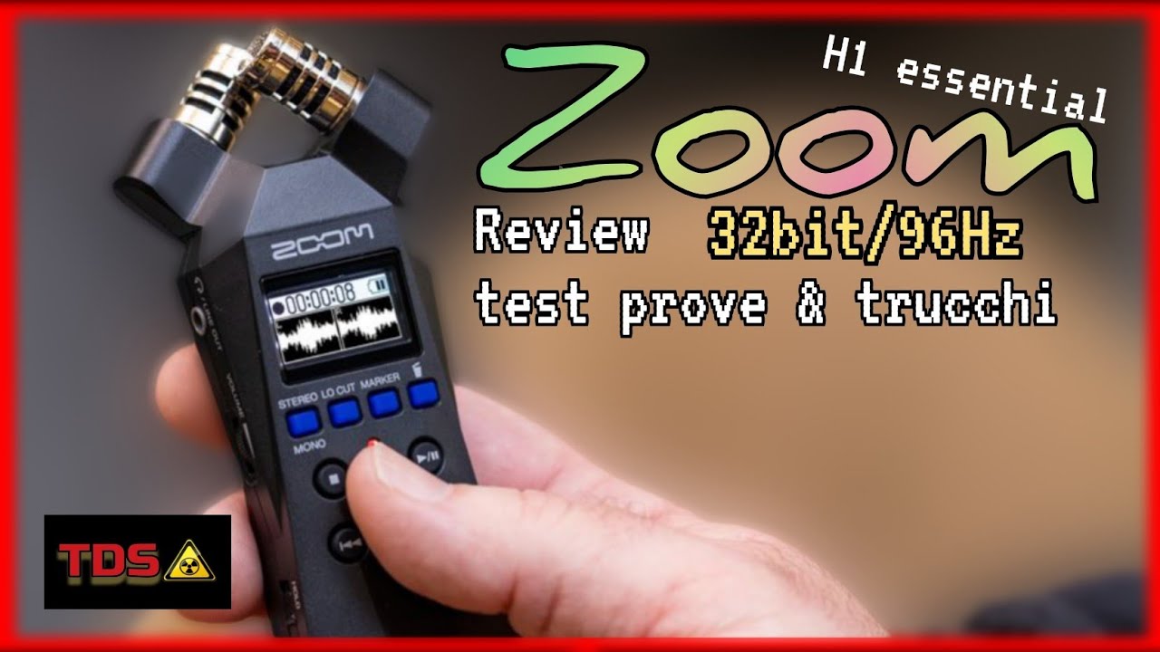 Zoom h1 essential 32 bit - test, unboxing e trucchi (ita)
