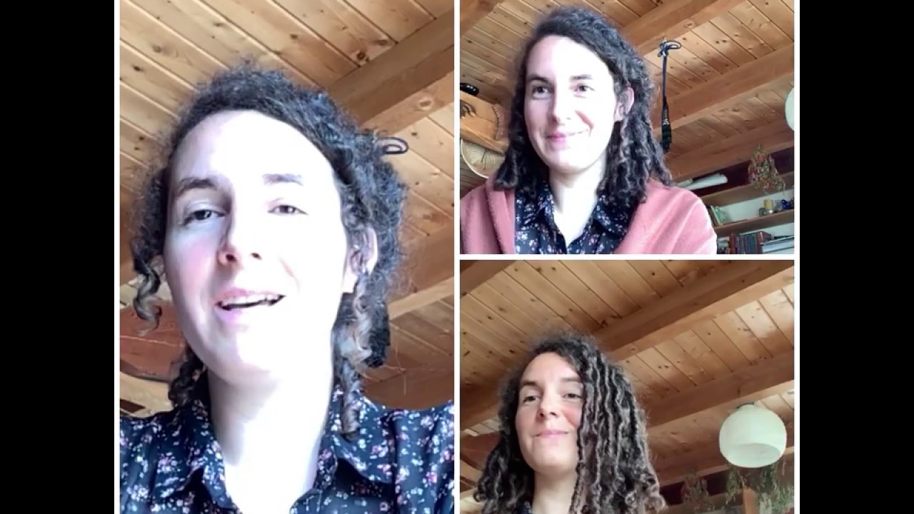 Tunes At Home: Mia Bertelli sings Coal Harbor Bend in Three Part Harmony