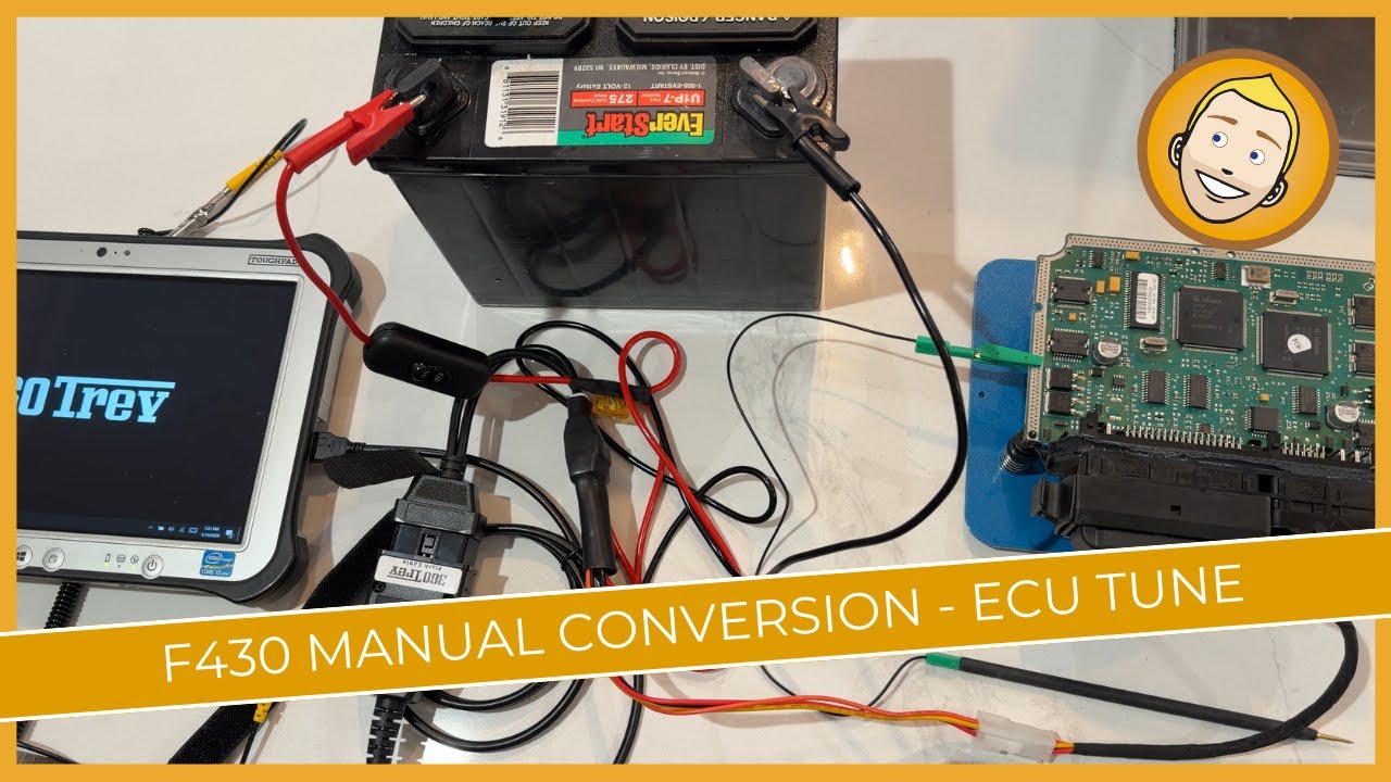 F430 Manual Swap (Part 11)  ECU Programming + Tuning with 360Trev