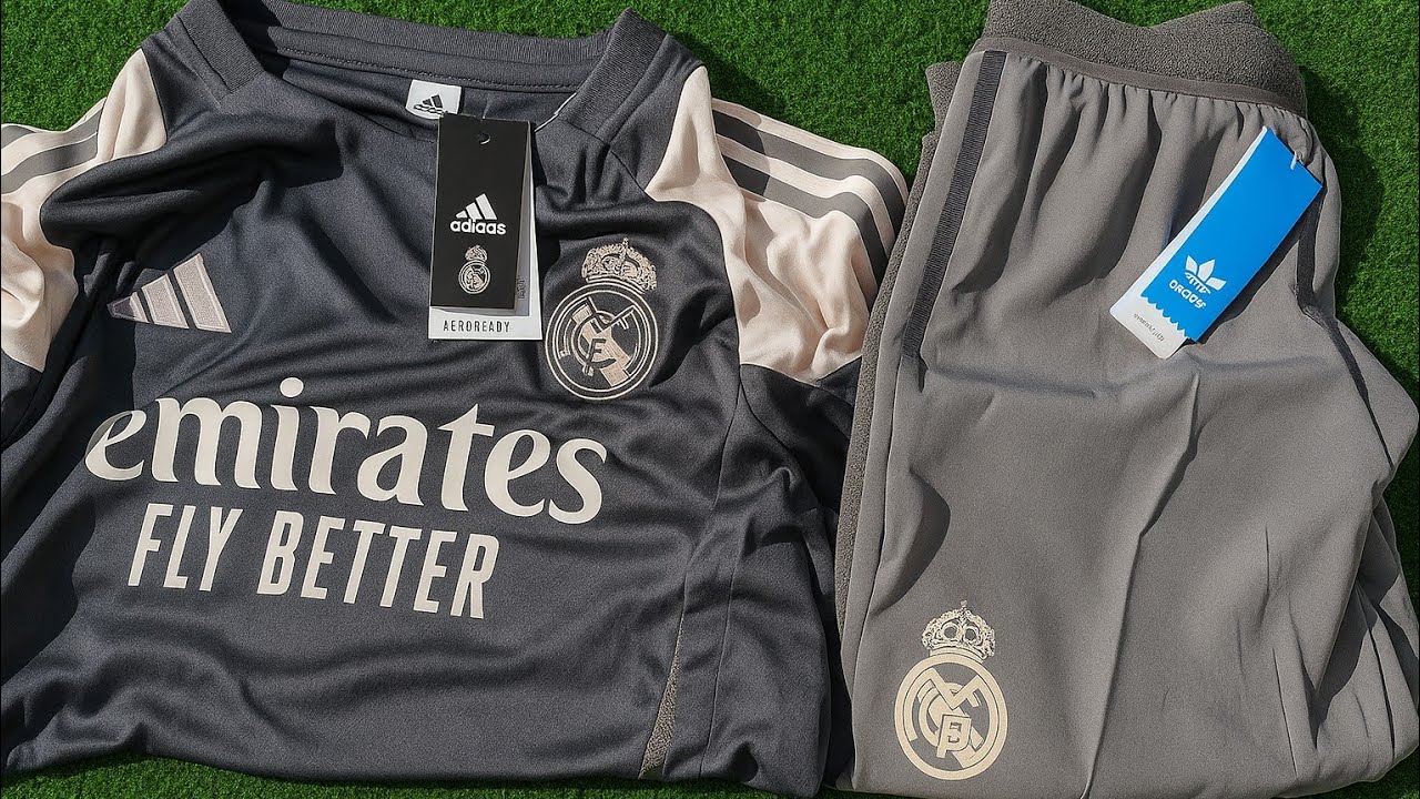 Conjunto do Real Madrid! Camisa tailandesa fornecedor shopee! Camisa Real Madrid 25/26