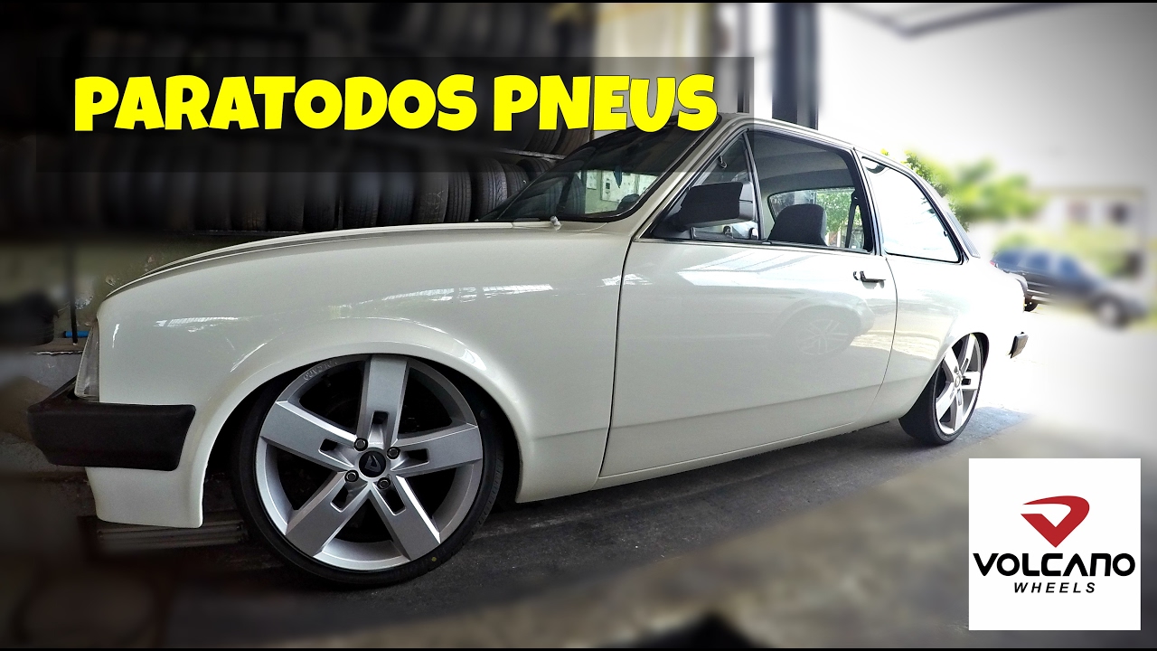 Trocando as rodas do Chevette!