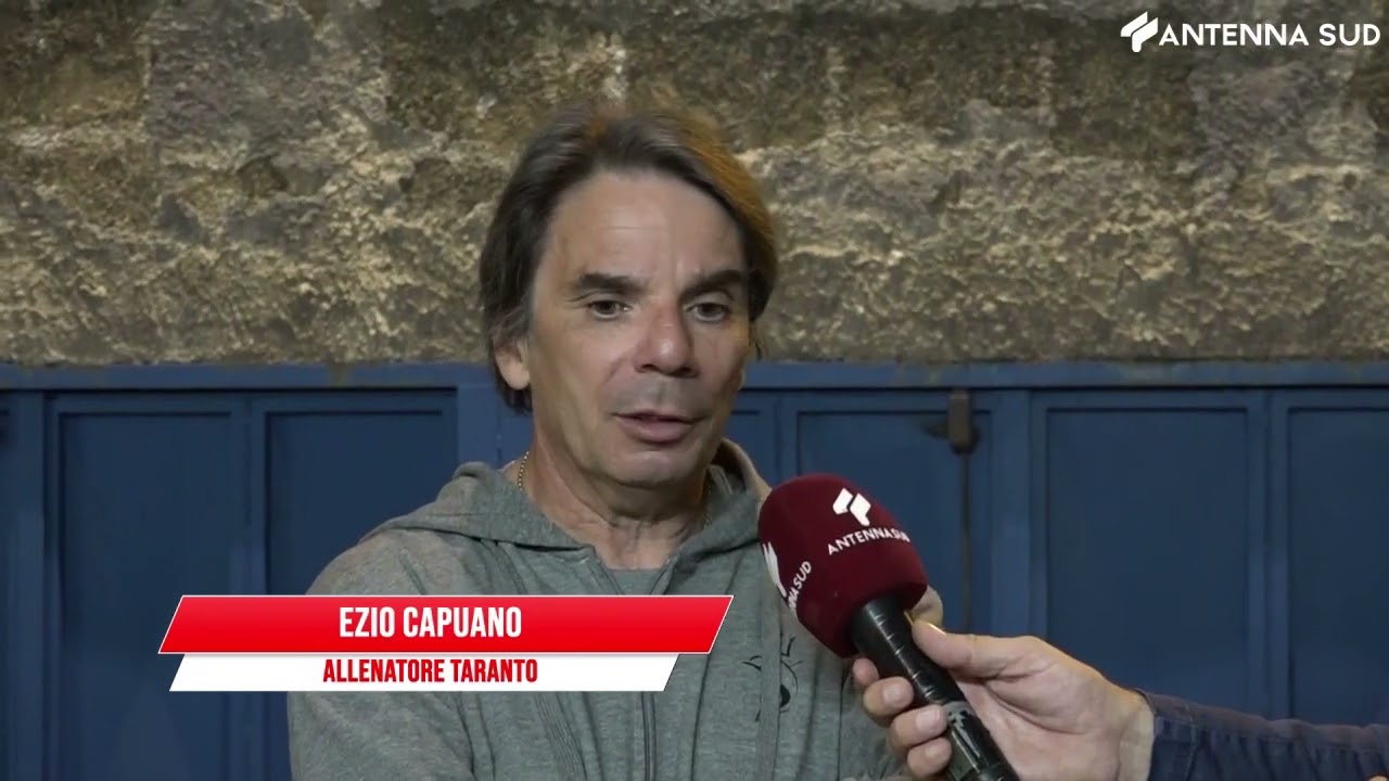 24 settembre 2022, post-partita Gelbison - Taranto, parla Ezio Capuano allenatore Taranto
