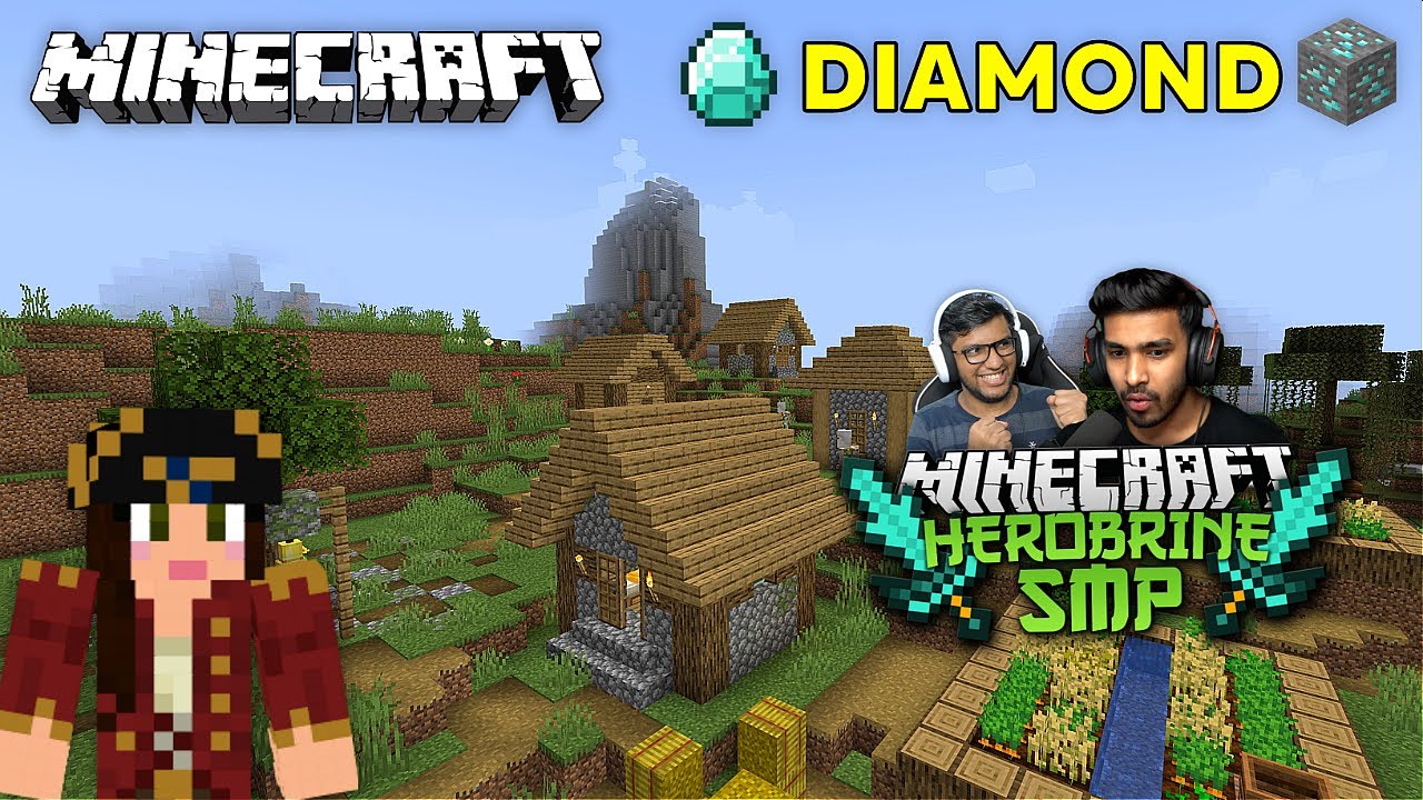 AJJUBHAI NEW DIAMOND KING IN HEROBRINE SMP🤣 | MINECRAFT GAMEPLAY #18