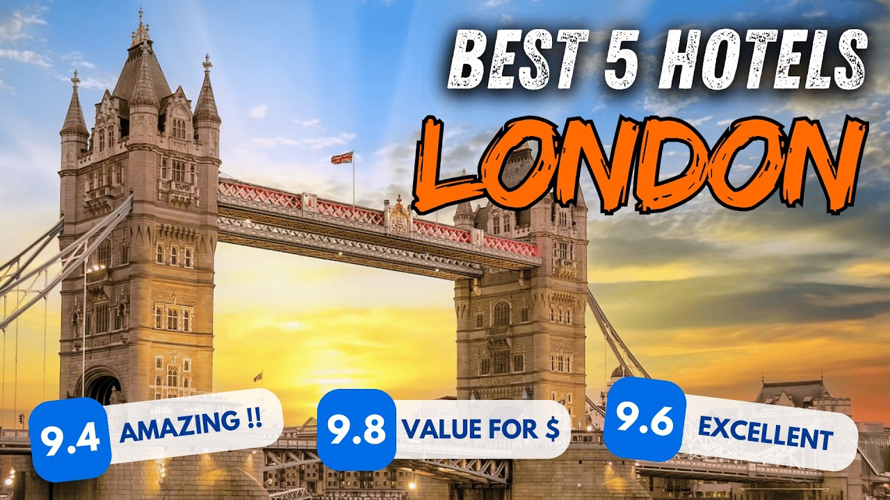🇬🇧 What are the BEST HOTELS in London UK ? (Top 5 London Hotels 2025)