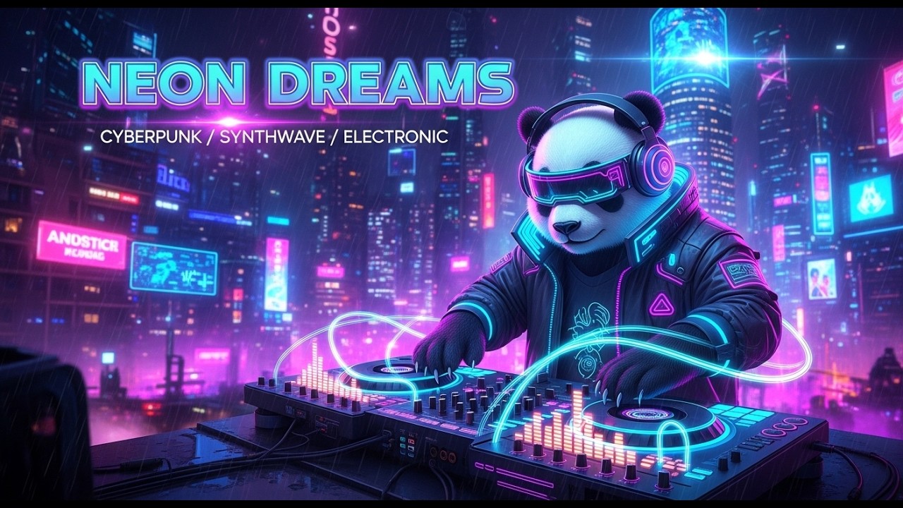 Neon Dreams 🌌 Cyberpunk / Synthwave / Electronic Music Mix