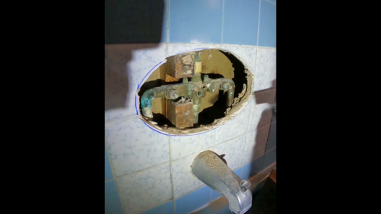 Installing a Moen Posi Temp remodel kit