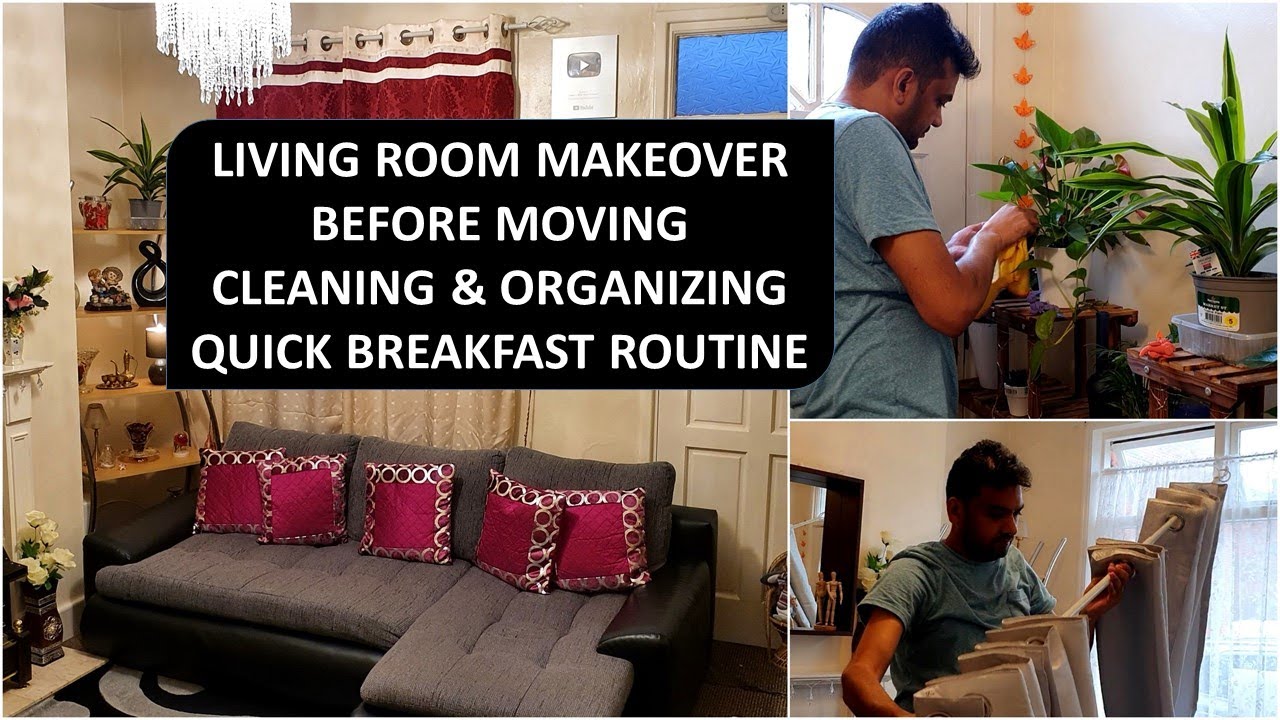 Living Room Budget Makeover | Quick Breakfast Routine | Final Makeover Before Leaving This Home