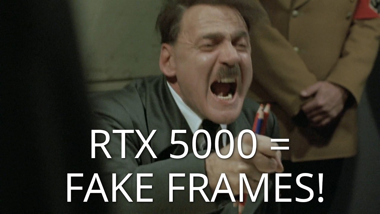 Hitler Reacts to to backlash over RTX 5000 series announcement