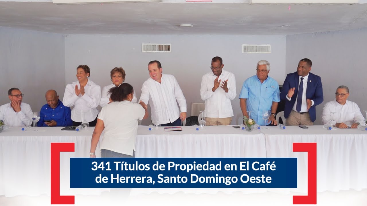 Gobierno entregó de 341 títulos de propiedad en El Café de Herrera