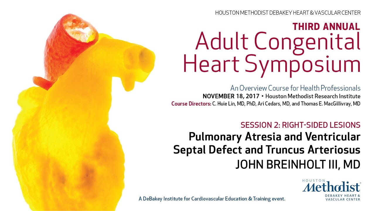 Pulmonary Atresia and Ventricular Septal Defect and Truncus Arteriosus (JOHN BREINHOLT III, MD)