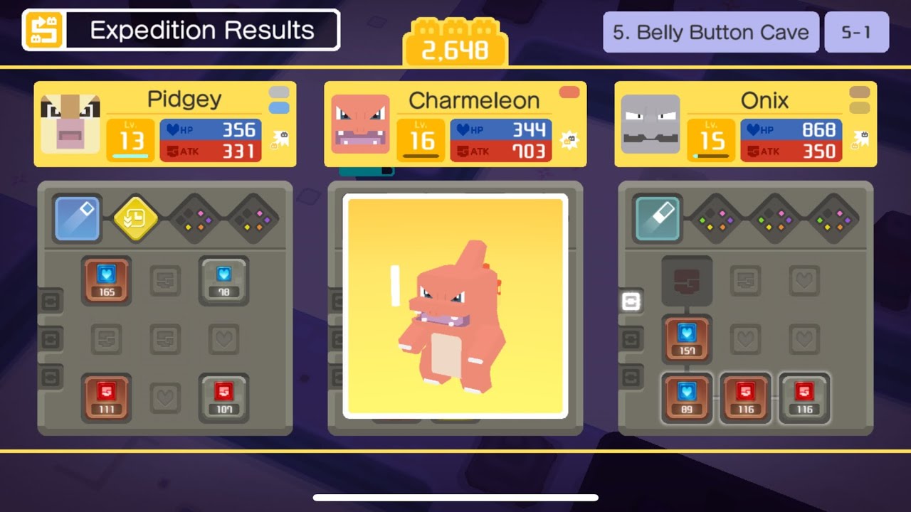 Pokémon Quest ep6 Charmander evolvltion