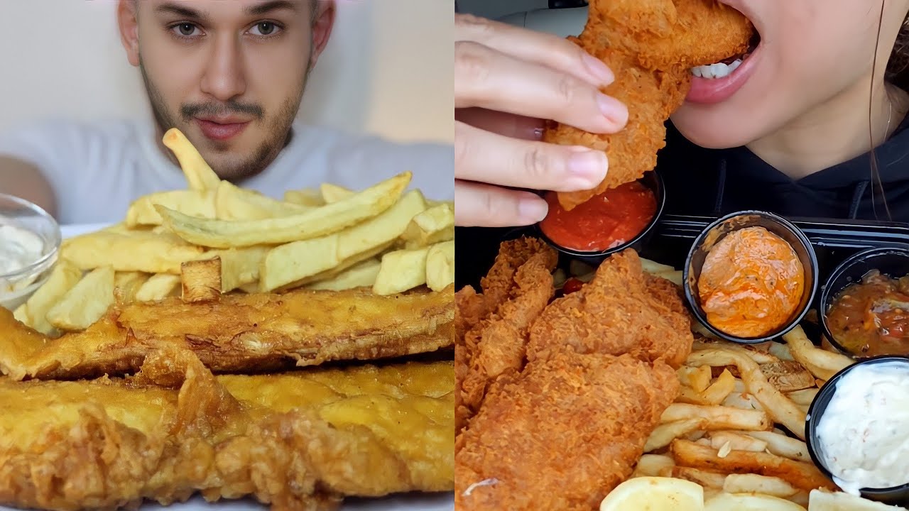 MUKBANGERS and their FRIED FISH AND CHIPS