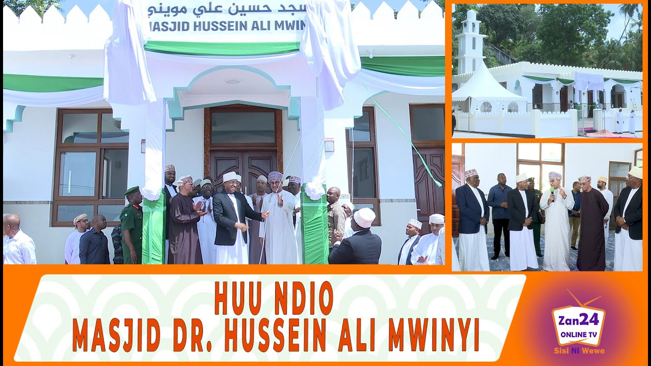 MASJID DR. HUSSEIN ALI  MWINYI WAFUNGULIWA ZANZIBAR