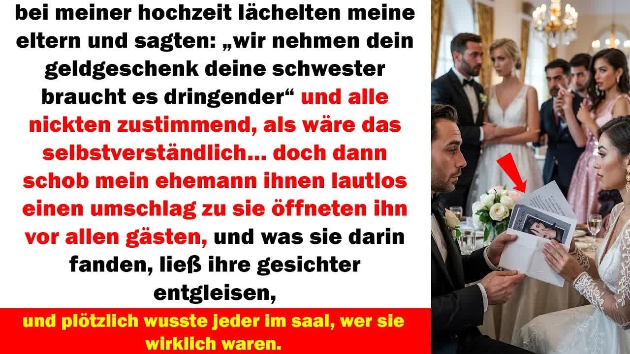 Bei Meiner Hochzeit Forderten Sie Mein Geld Doch Ein Umschlag Zerstörte Alles Vor Allen Gästen