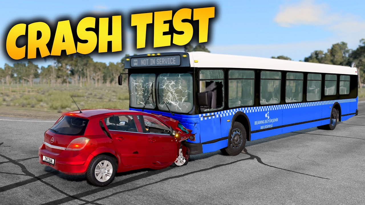 ARABALARI KAFA KAFAYA ÇARPMA TESTİ // HASAR TESTİ // BeamNG.drive CRASH TEST