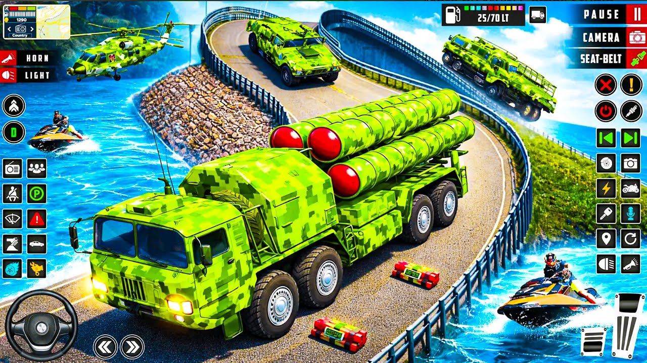 Army Vehicle Transport Cargo Game - Army Cargo Transport Gameplay - Android Gameplay 