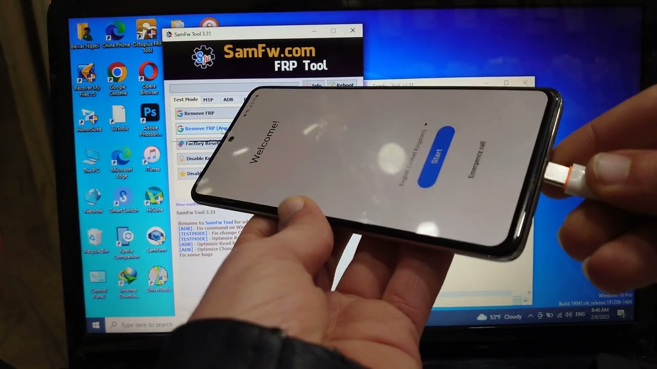 Samsung Galaxy A51 Frp Bypass By Free tool SamFw