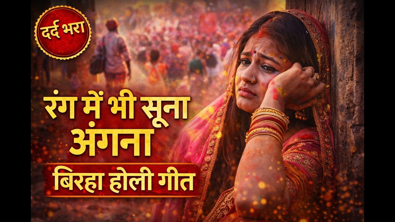 रंग में भी सूना अंगना | बिरहा होली गीत | दर्द भरा भोजपुरी लोकगीत | Birha Holi Song