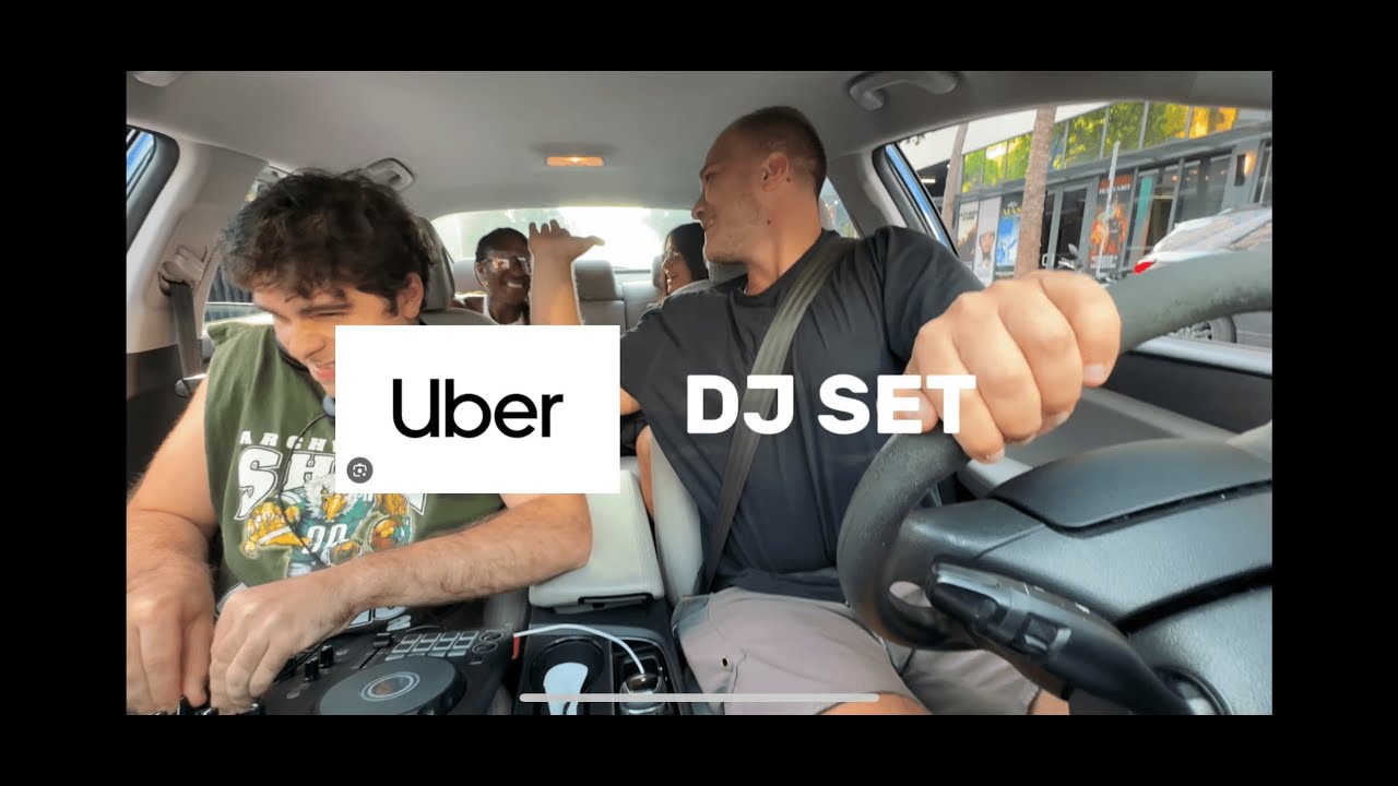 GIVING STRANGERS FREE UBER RIDE WITH A DJ SET