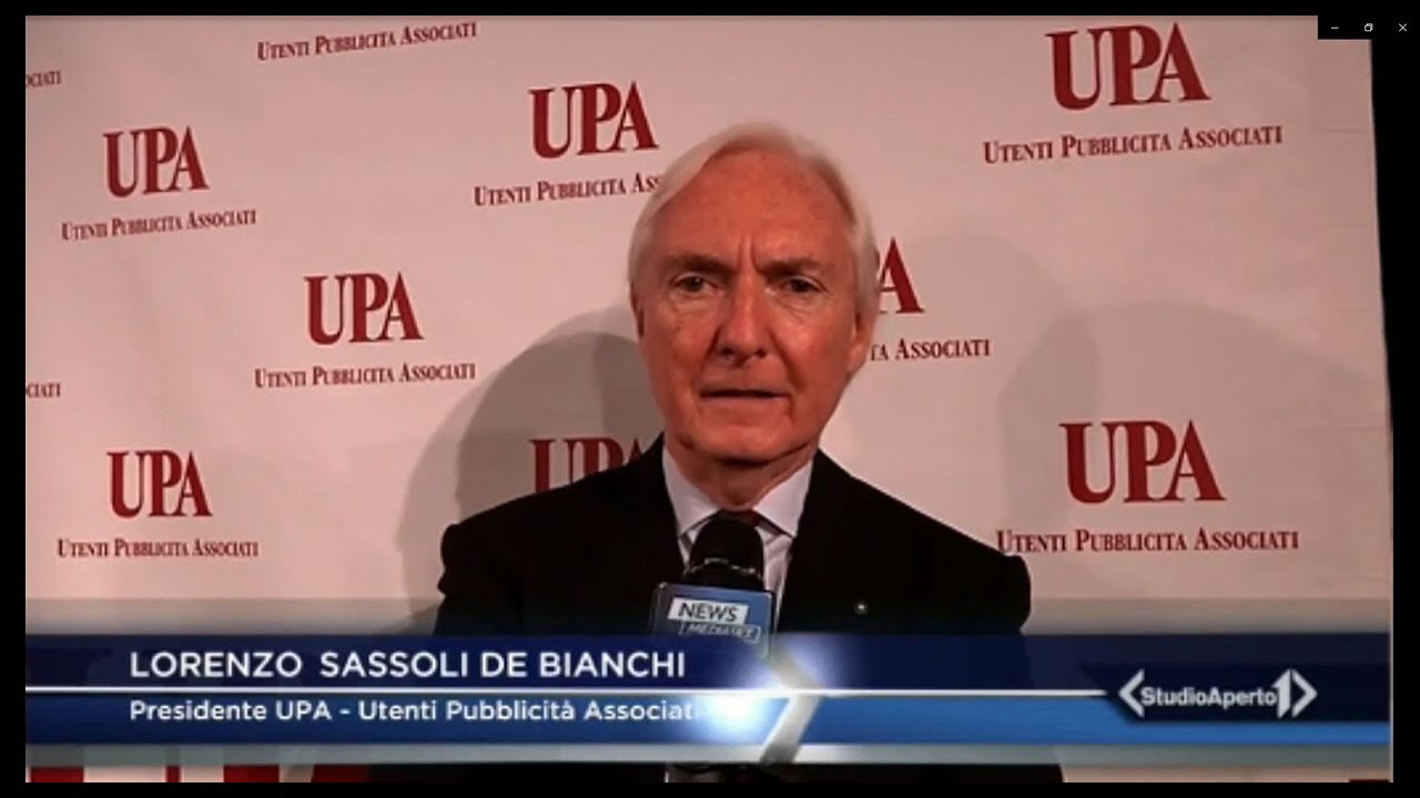 STUDIO APERTO ore 18 30 UPA2021 intervista a Lorenzo Sassoli De Bianchi