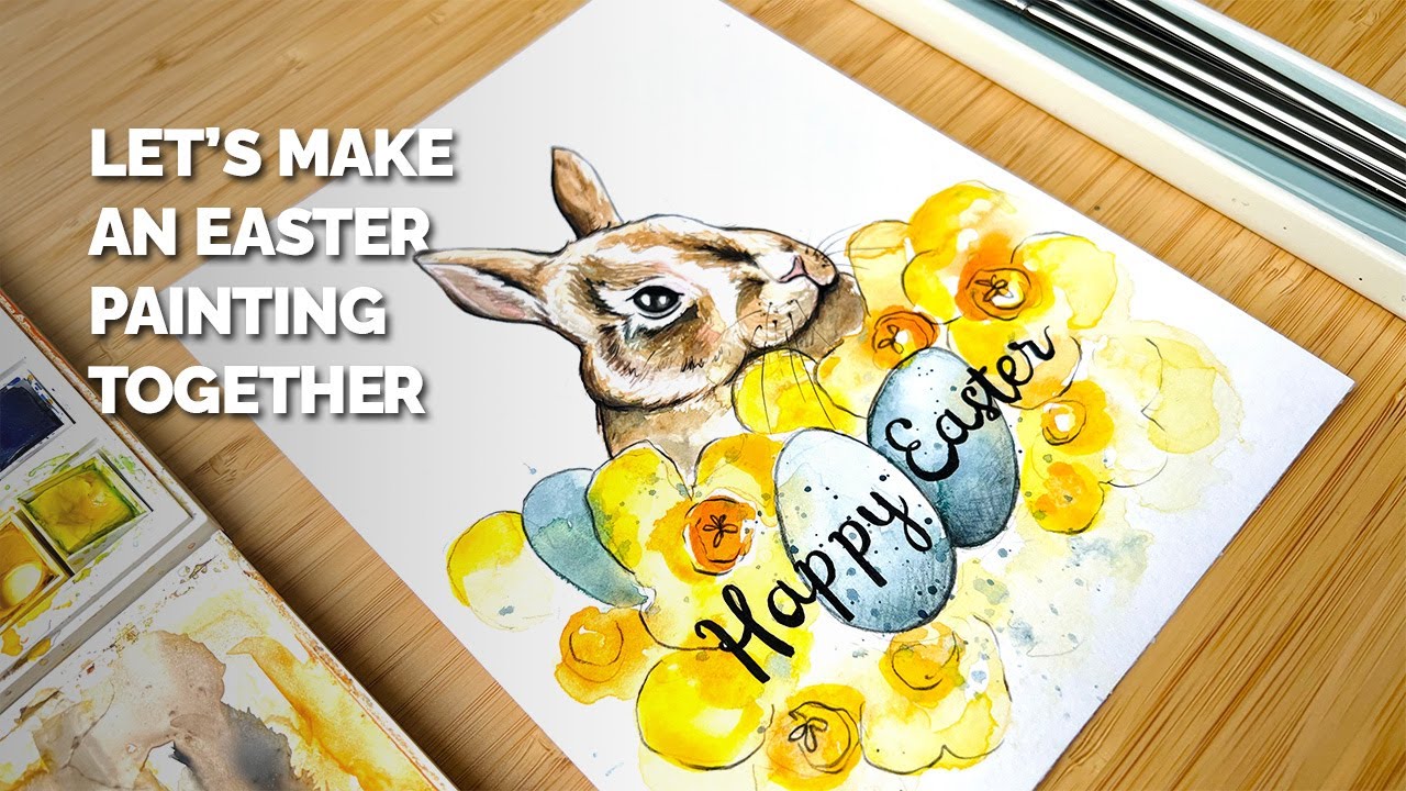 Let’s make an Easter painting together