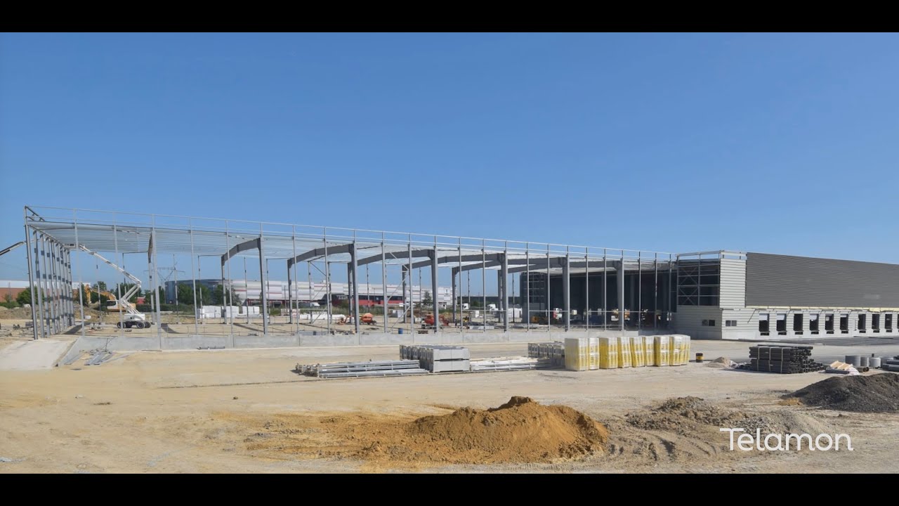 Timelapse du projet GLS au Coudray-Montceaux