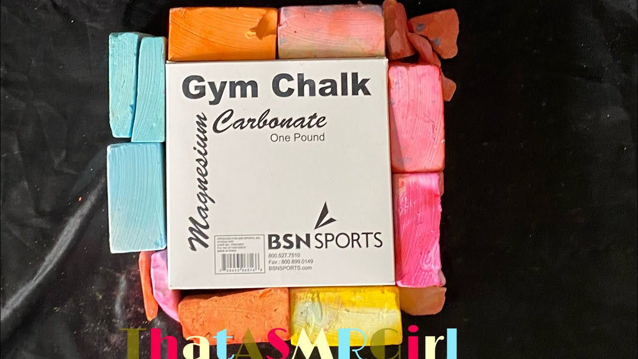Colorful Dyed blocks with soft plain white BSN ✨💕 //ASMR | Soft | crispy | Gymchalk.