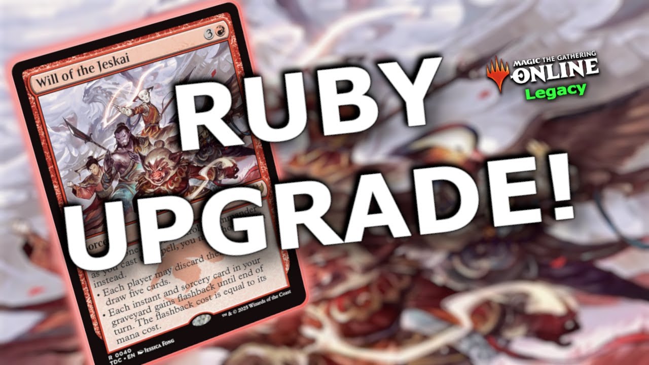 GREAT in Ruby Storm! Will of the Jeskai + DTK Dragons of Tarkir — MTG Legacy | Magic: The Gathering