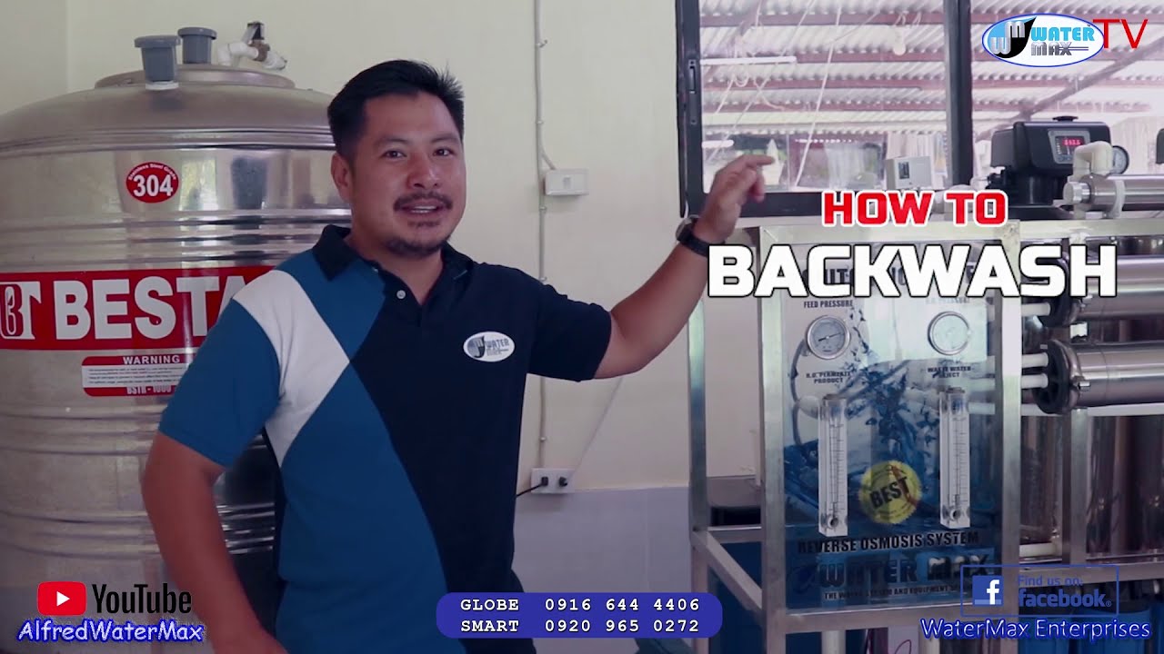 HOW TO BACKWASH WATER SOFTENER AUTOMATIC HEAD?
